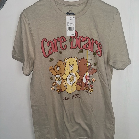 Care Bears Beige Short Sleeve Tee - Picture 1 of 5